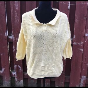 Vintage Yellow Gitano Sweater